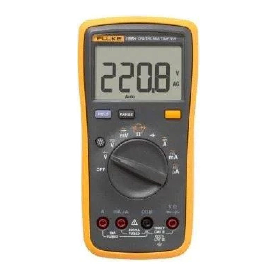 Fluke 15B+ 1000V AC/DC 10A AC/DC Digital Multimeter Fluke 15B+ 1000V AC/DC 10A AC/DC Digital Multimeter
